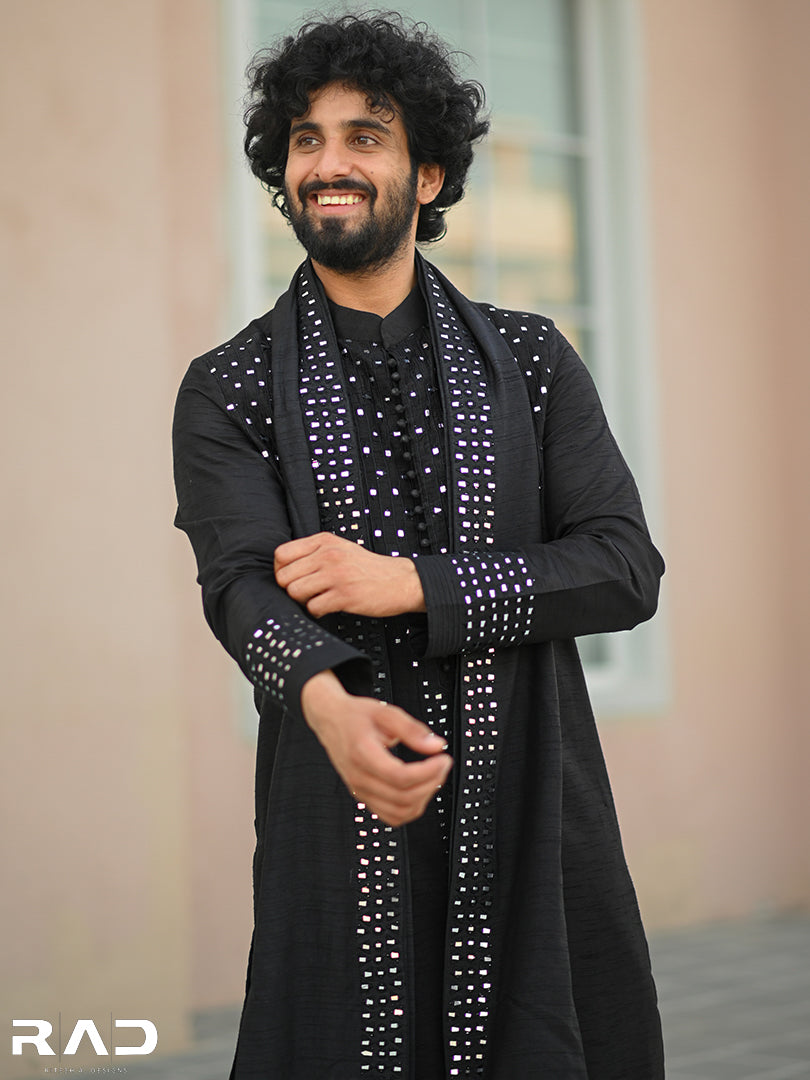 Black Mirror Kurta