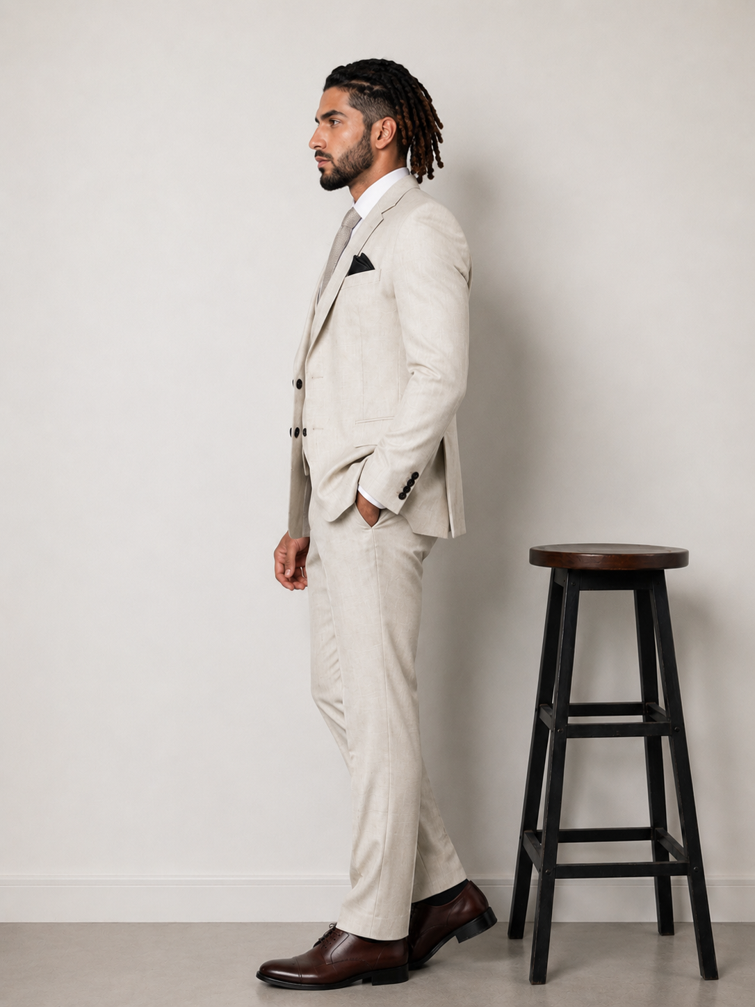Ecru Prestige Suit