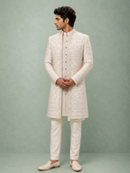 Maharaja Embroidered Shrug set