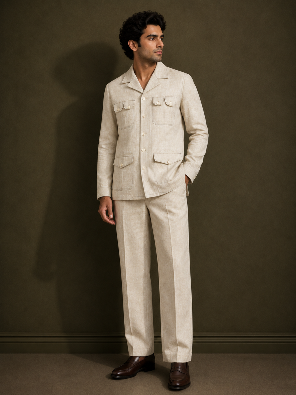 Ivory Safari- Hunter Shirt