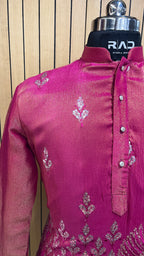 Pink Mayur Kurta