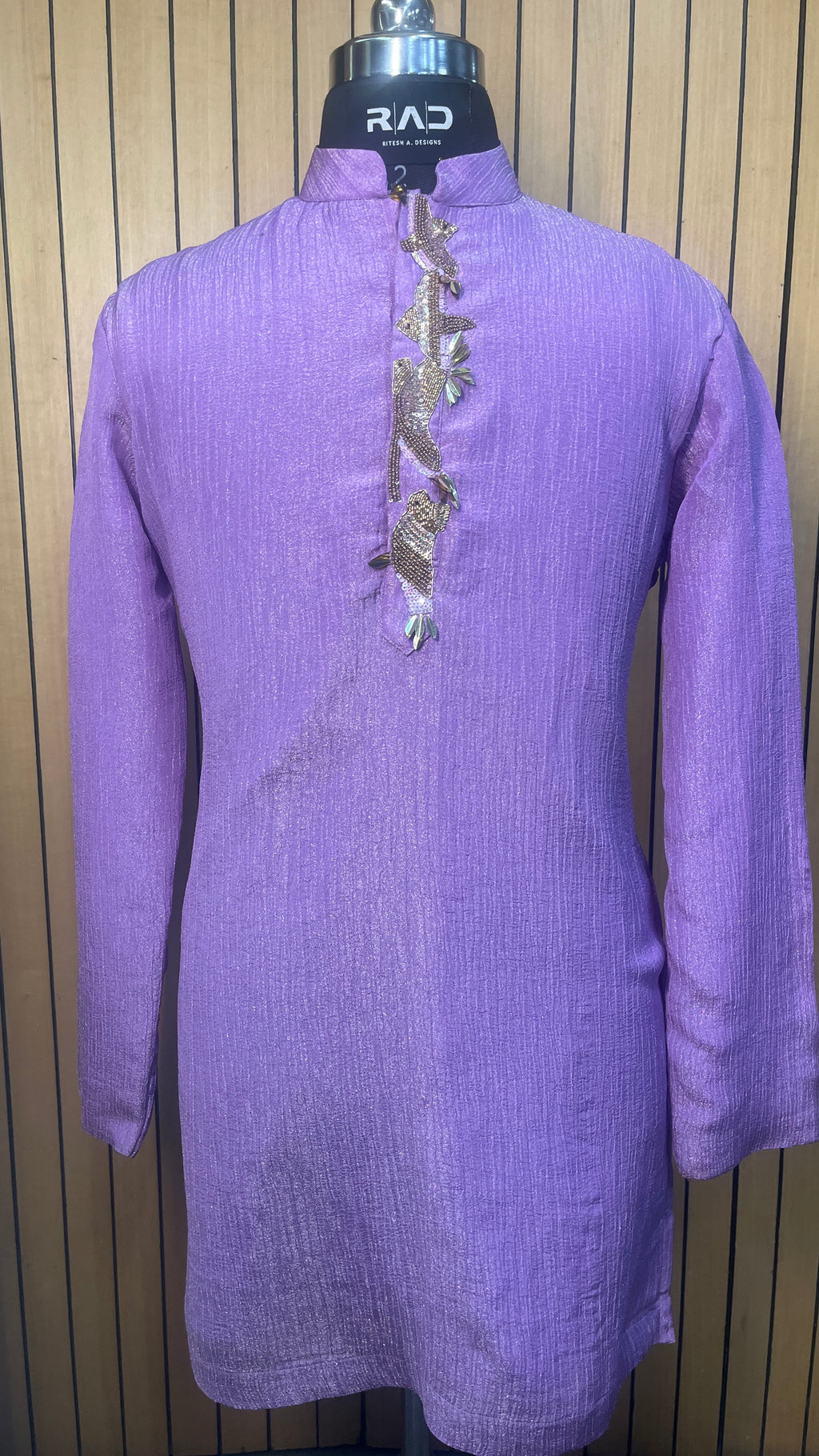 Lavender Luxe Handcrafted Kurta