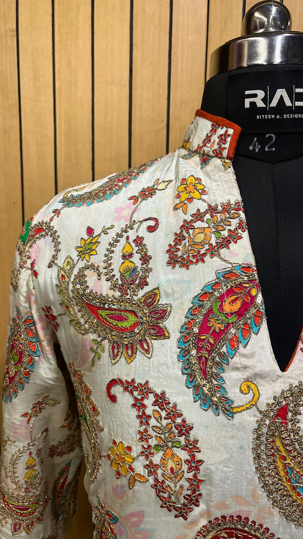 Paisley Heritage  Handcrafted Kurta