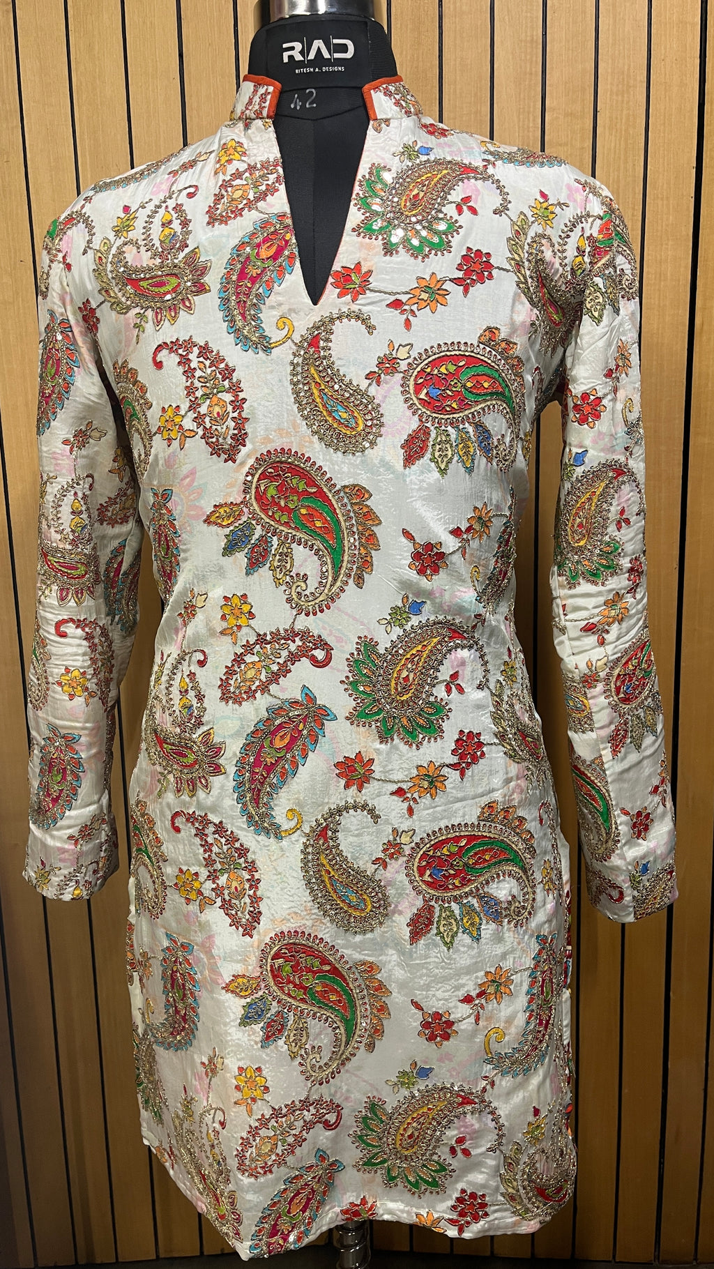 Paisley Heritage  Handcrafted Kurta