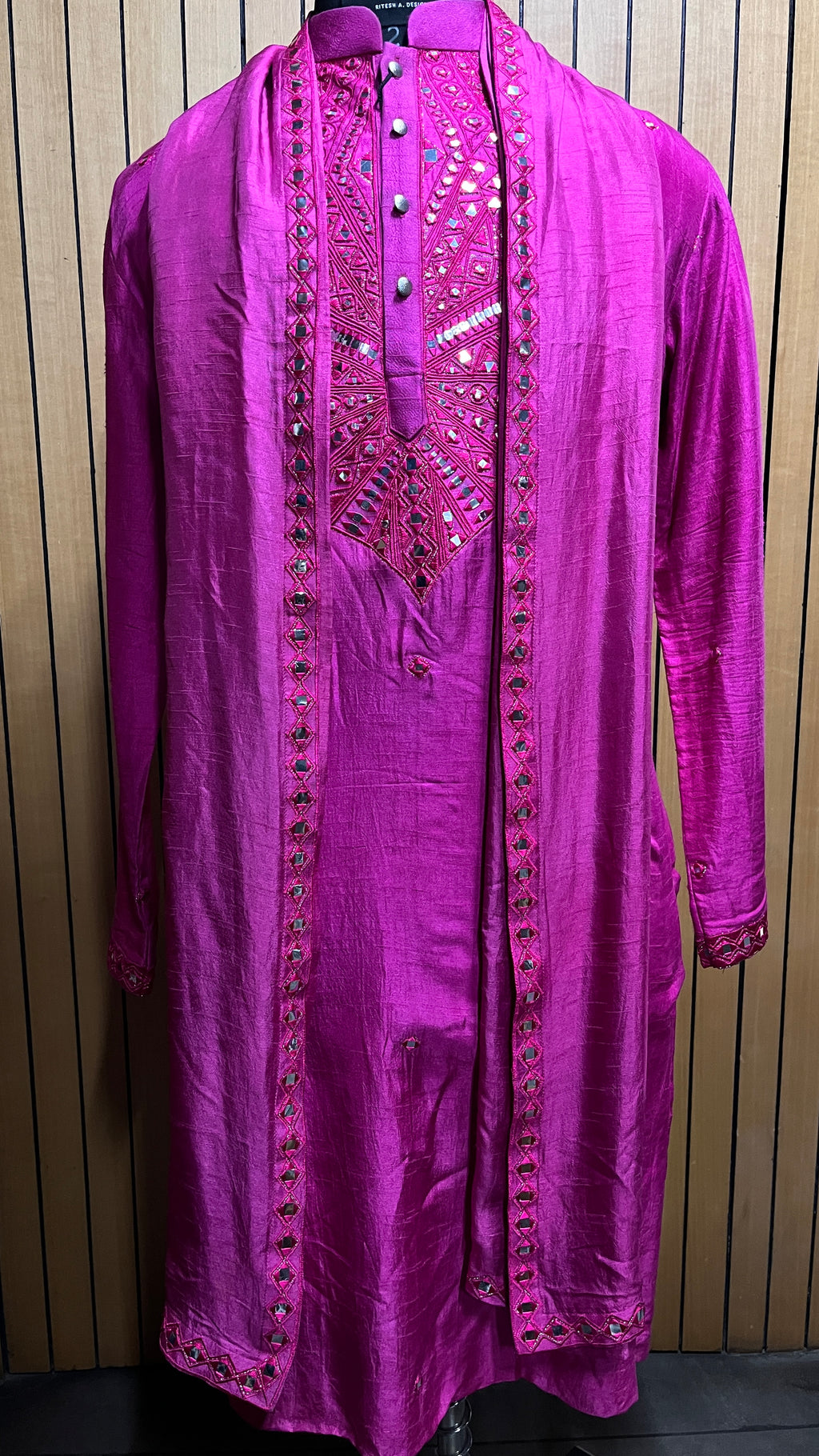 Fuchsia Royale Handcrafted Kurta