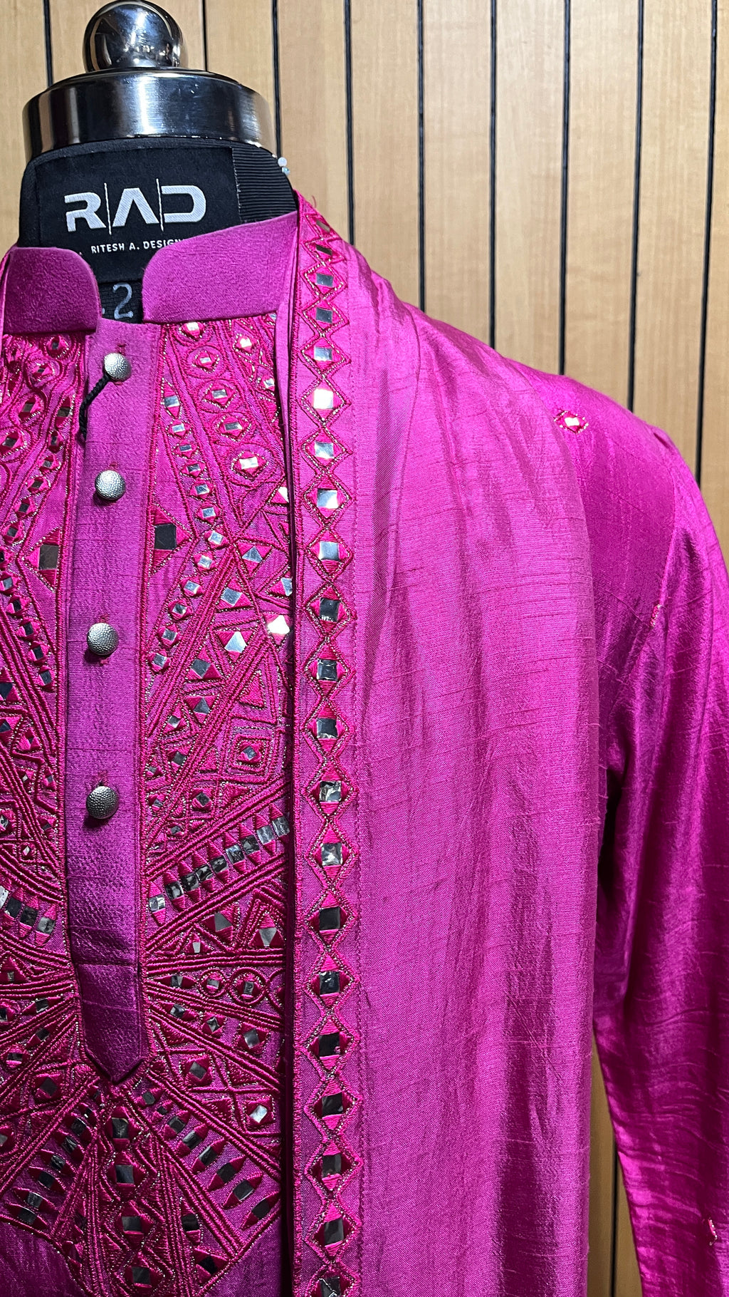 Fuchsia Royale Handcrafted Kurta