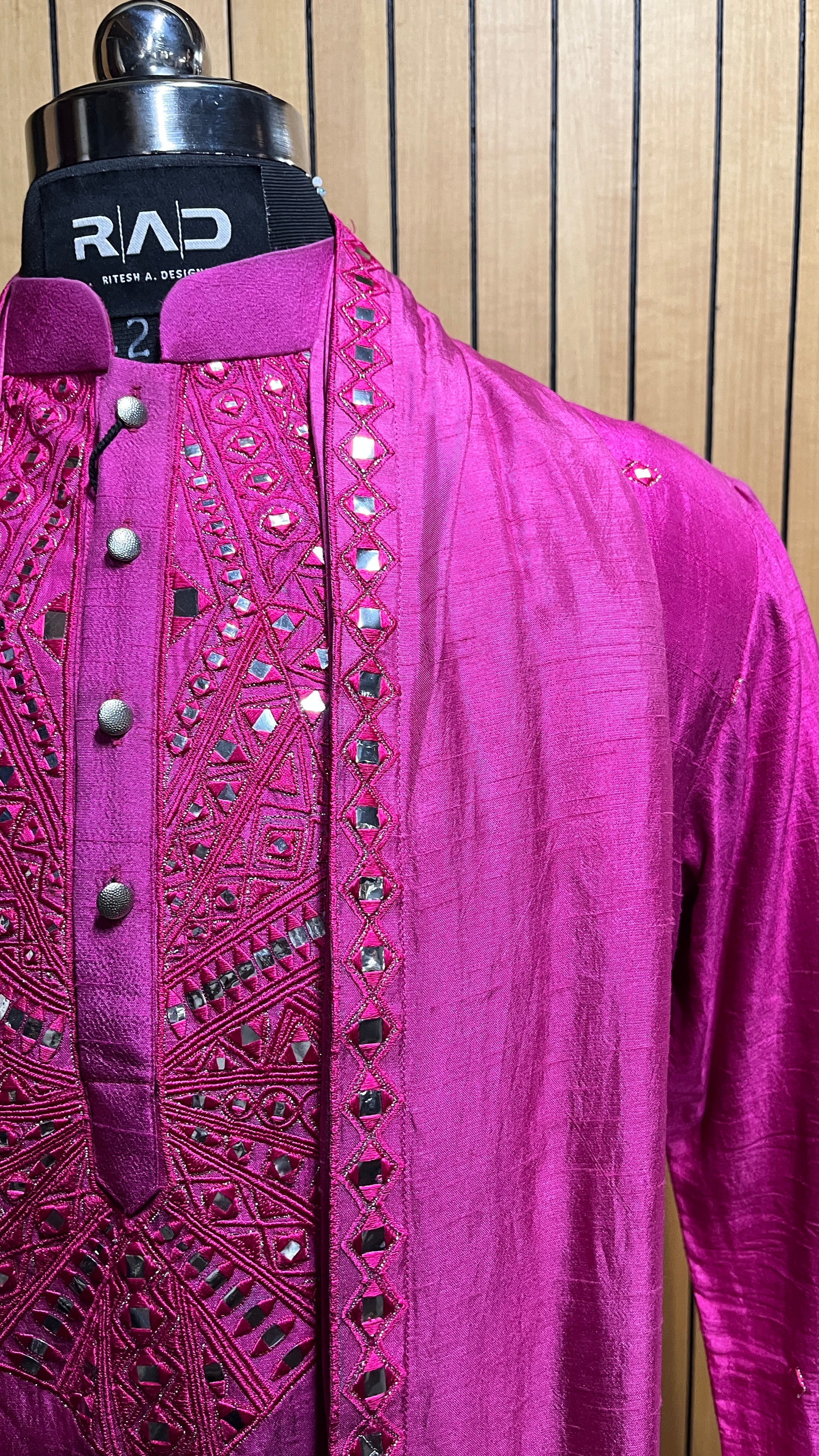 Fuchsia Royale Handcrafted Kurta