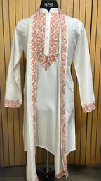 Ivory Blossom Handcrafted Kurta