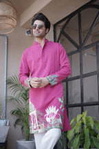 Magenta Utsav Kurta