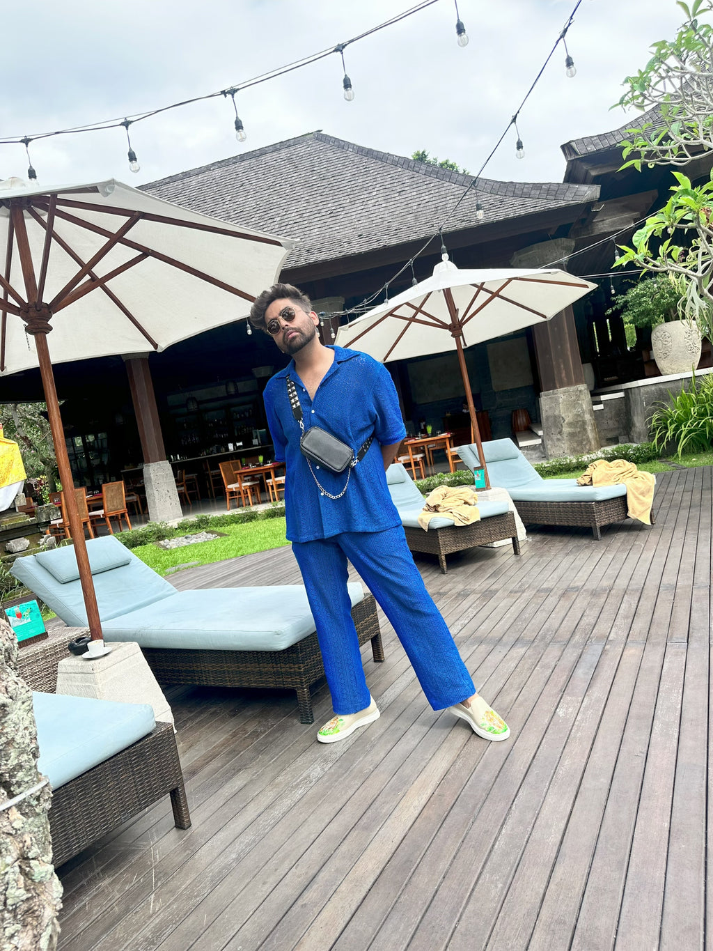 Royal Blue Crochet Co-ords set