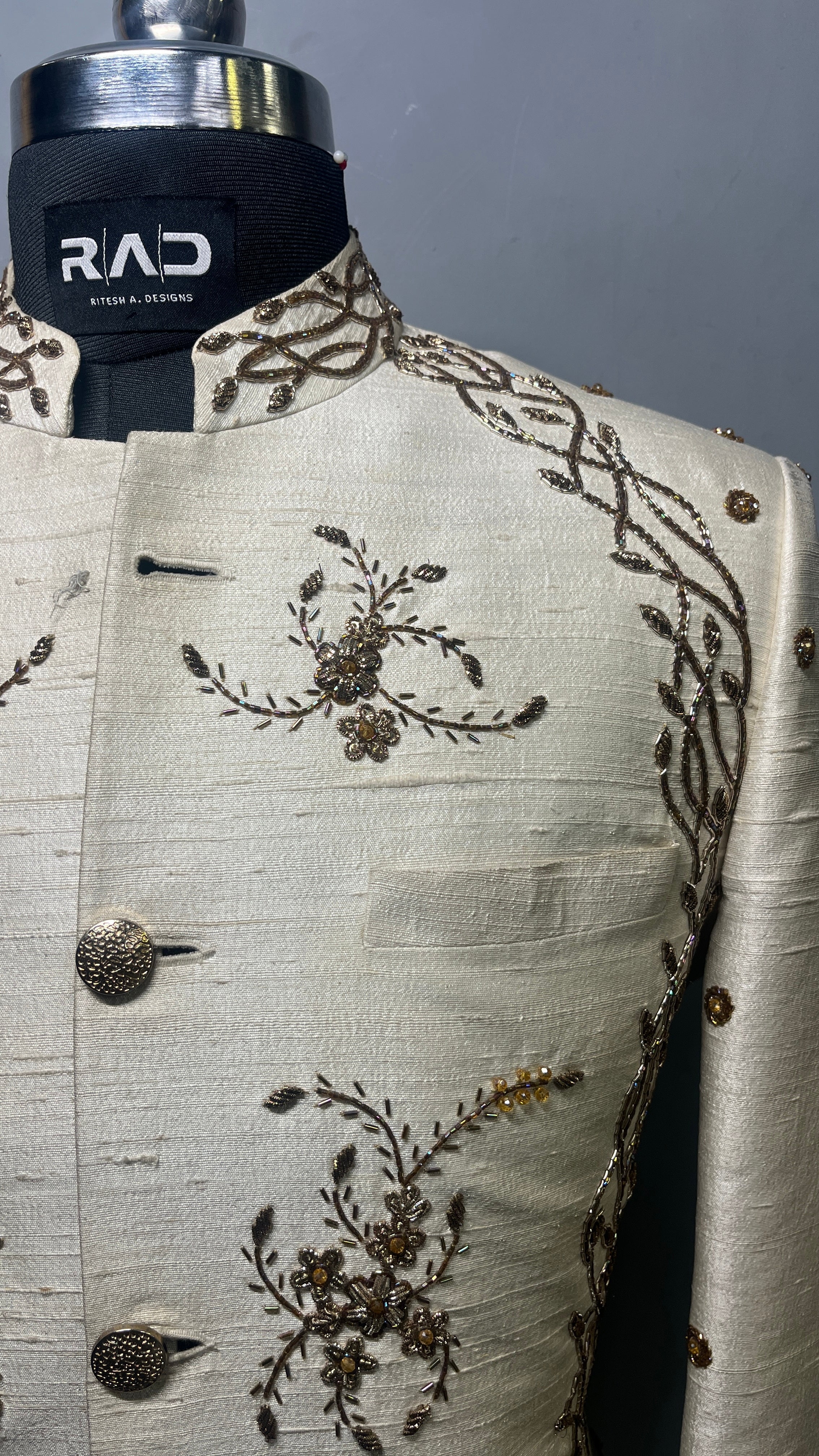 Raj Tilak Ivory Sherwani