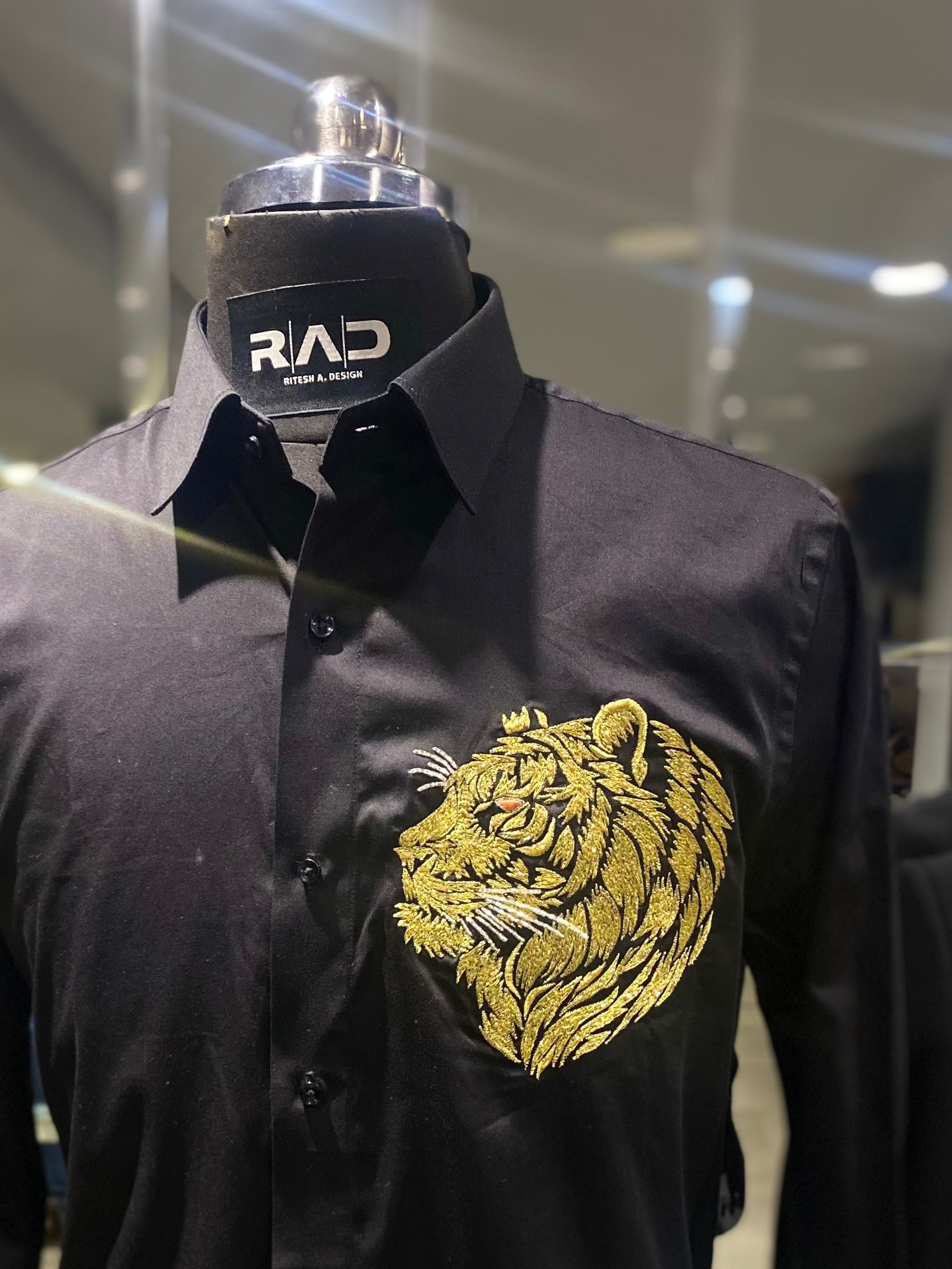 Black Gold Tiger Shirt