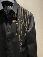 Black Gold Circuit Shirt