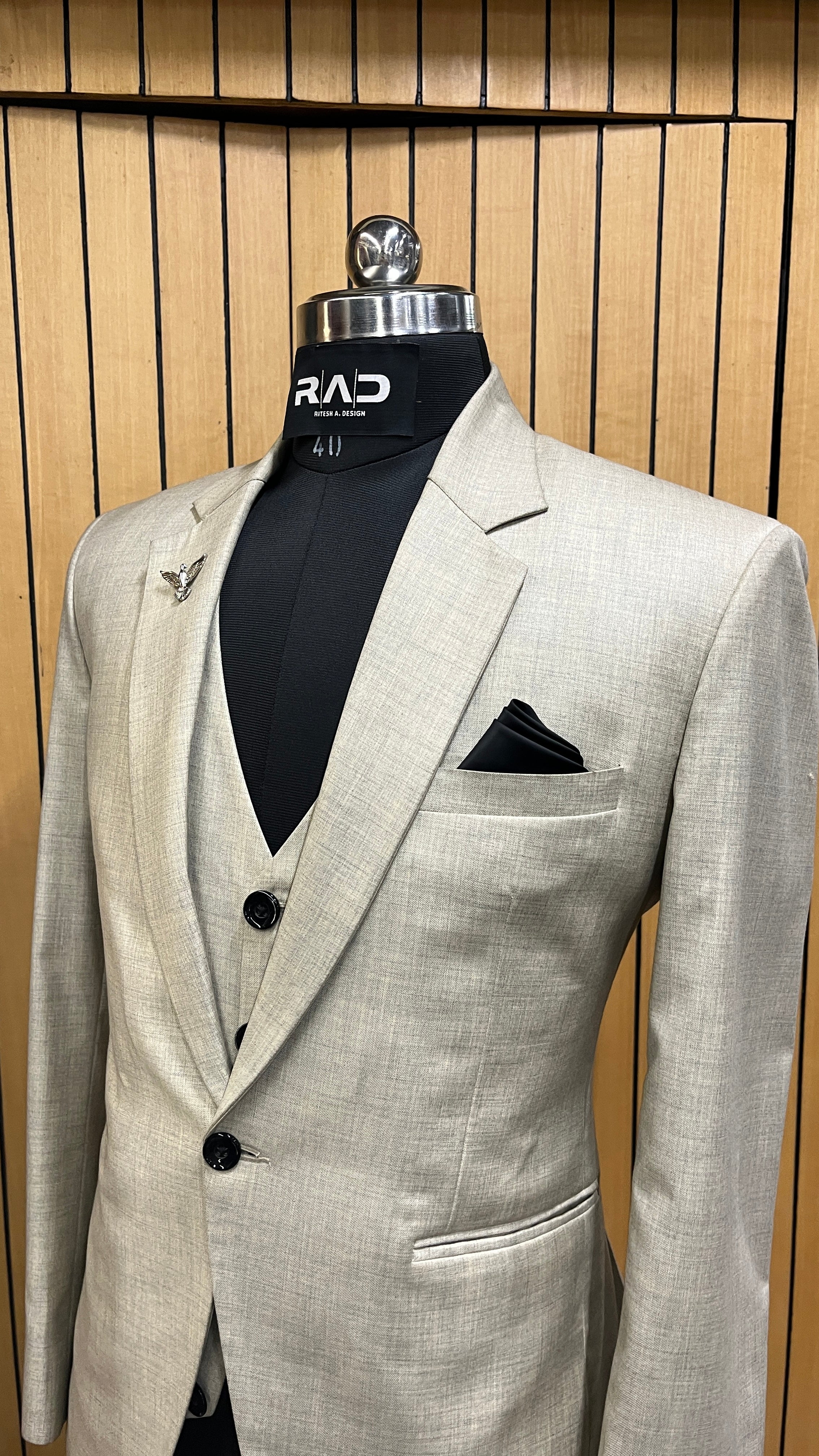 Ecru Prestige Suit