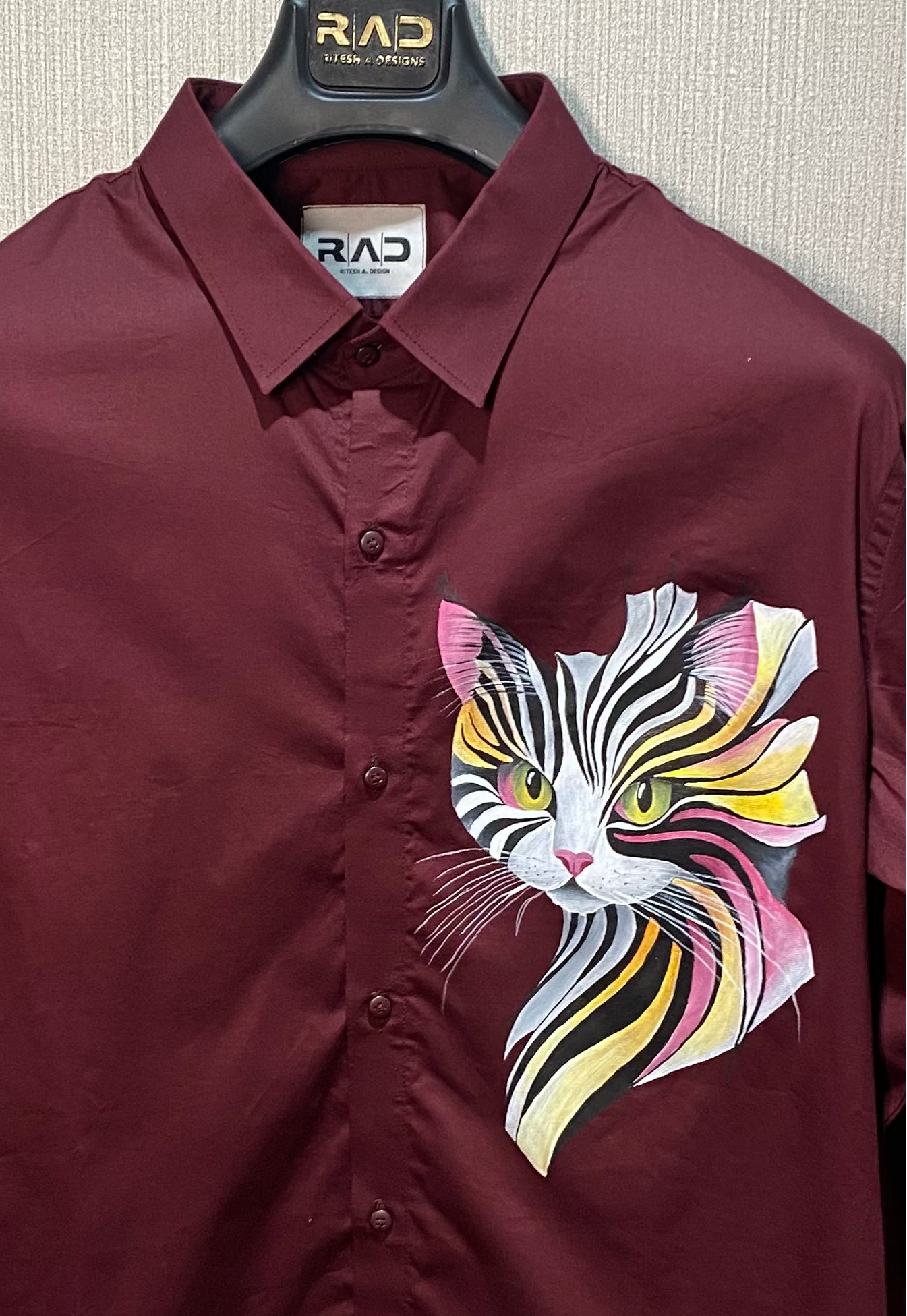 Cat Art Formal Shirt