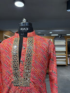 Lehariya Multi mirror kurta
