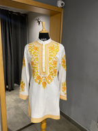 Saffron Bloom Kurta