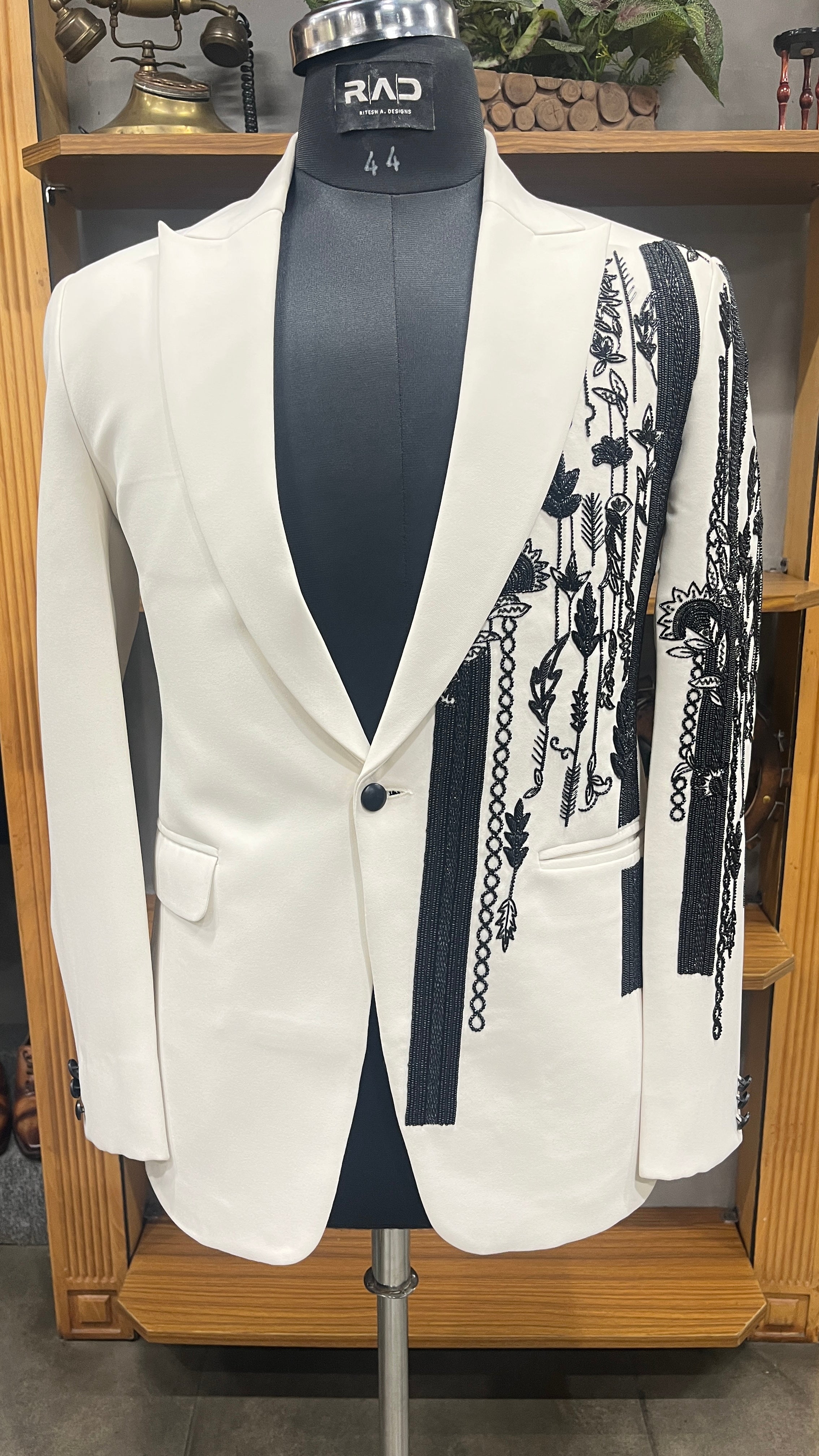 Pearl Prestige Embroidered Blazer