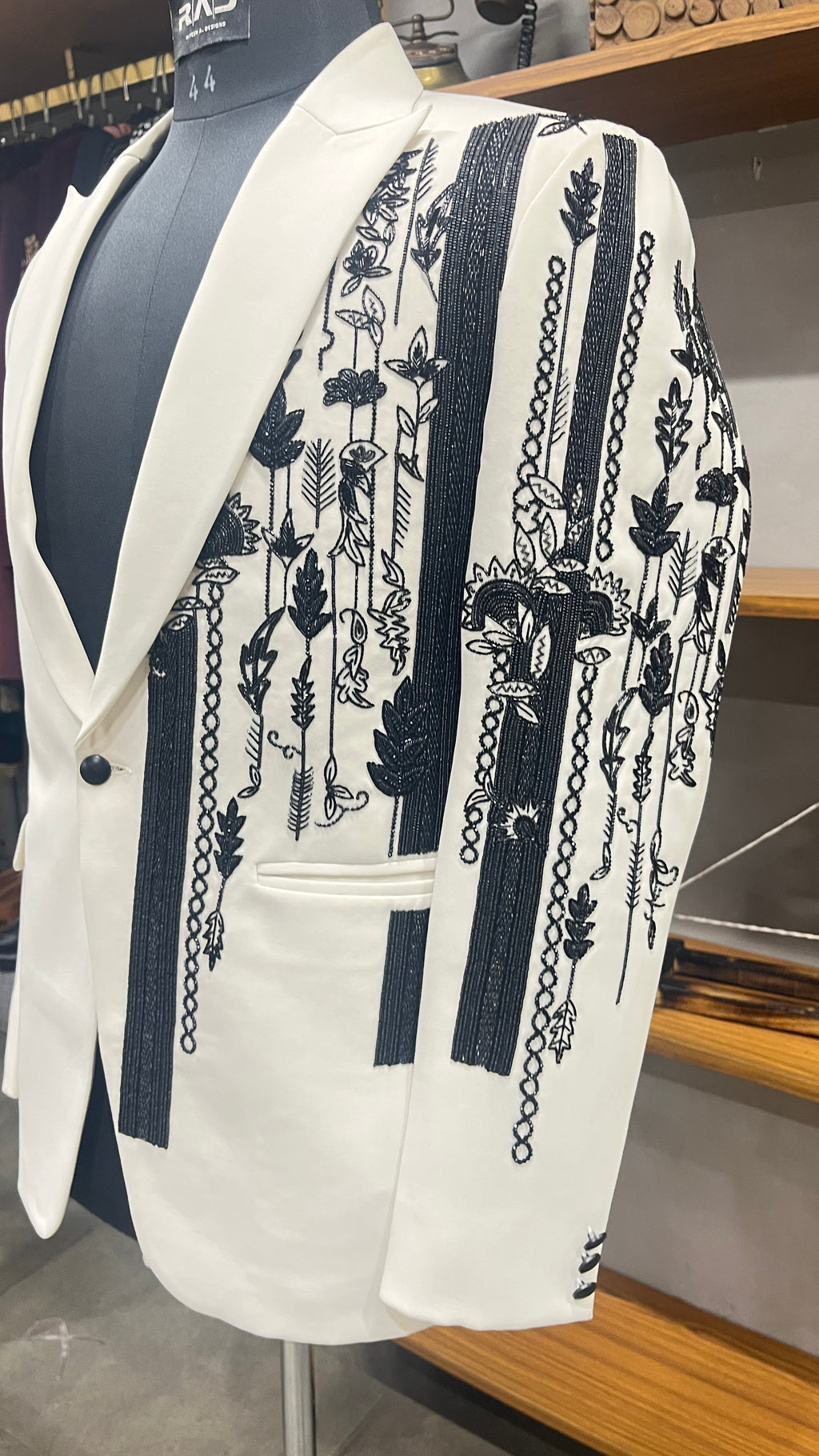 Pearl Prestige Embroidered Blazer