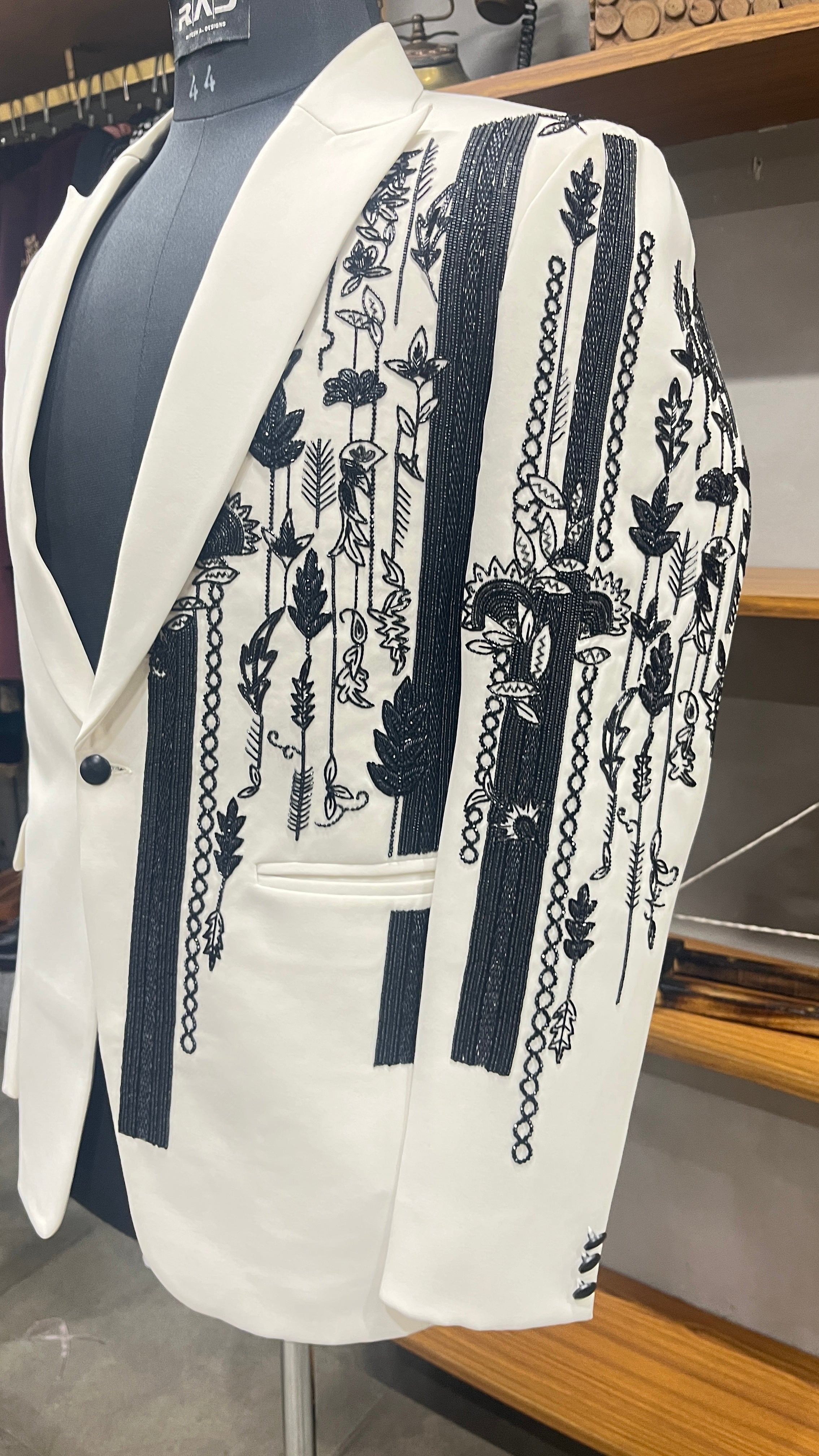 Pearl Prestige Embroidered Blazer