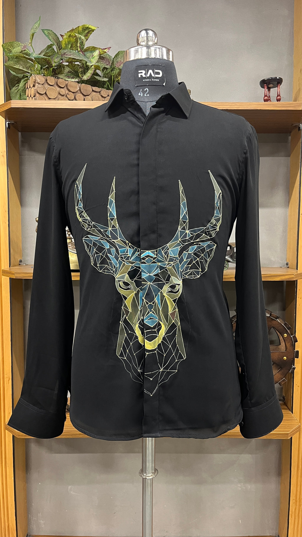 Stag Noir Geometric Art Shirt