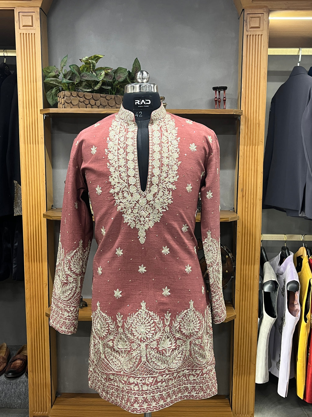 Gulzar Rosewood Kurta