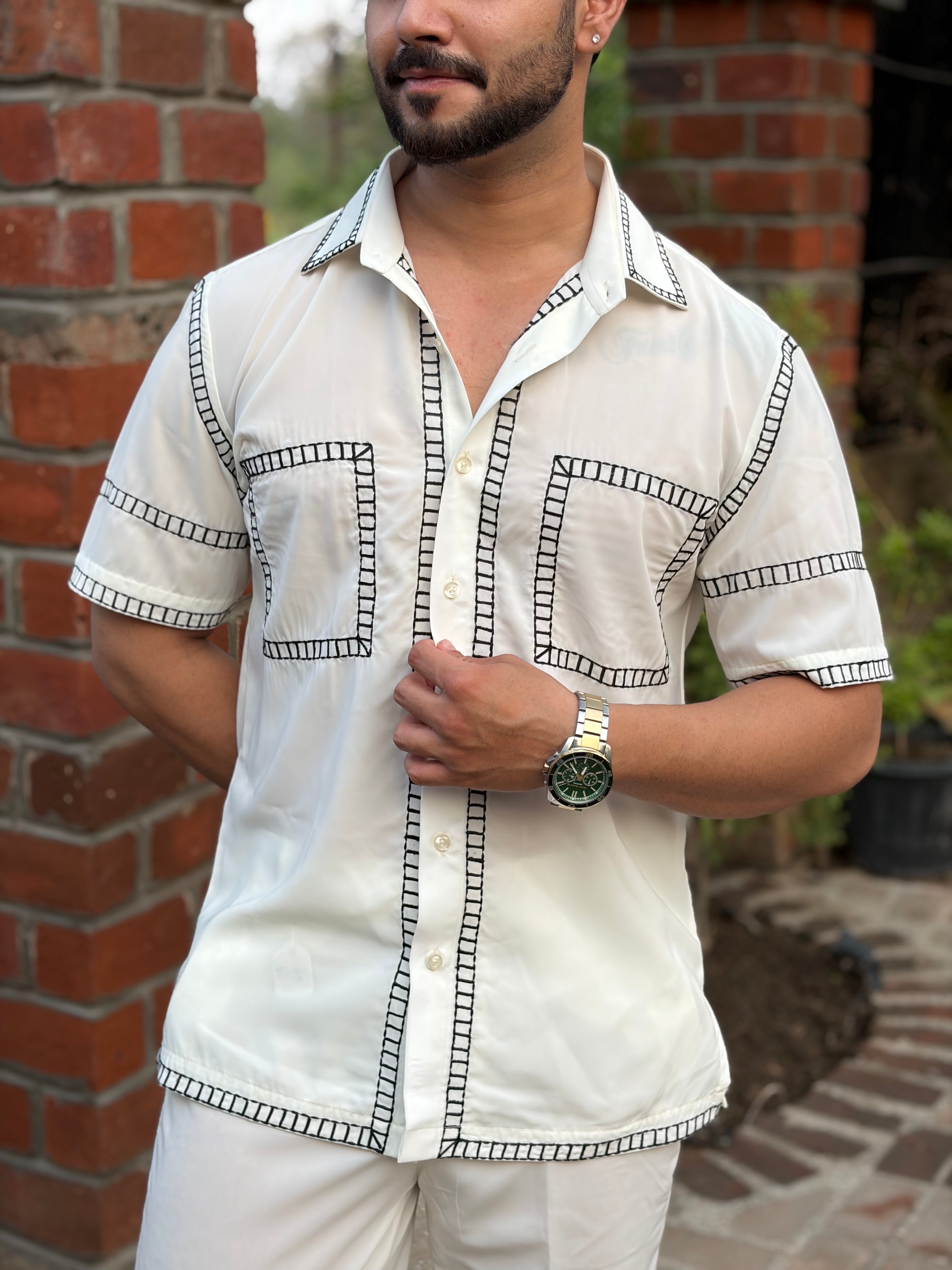 Midnight Signature Shirt - White