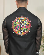 Nirmay Garba Midnight Beats Jacket Set.