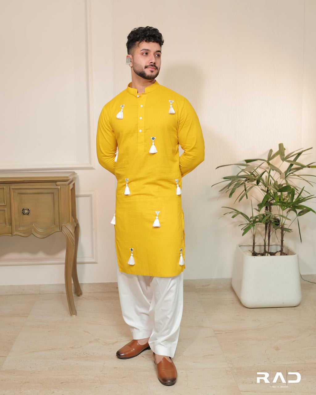 Avyaan Garba Tassel Kurta Set