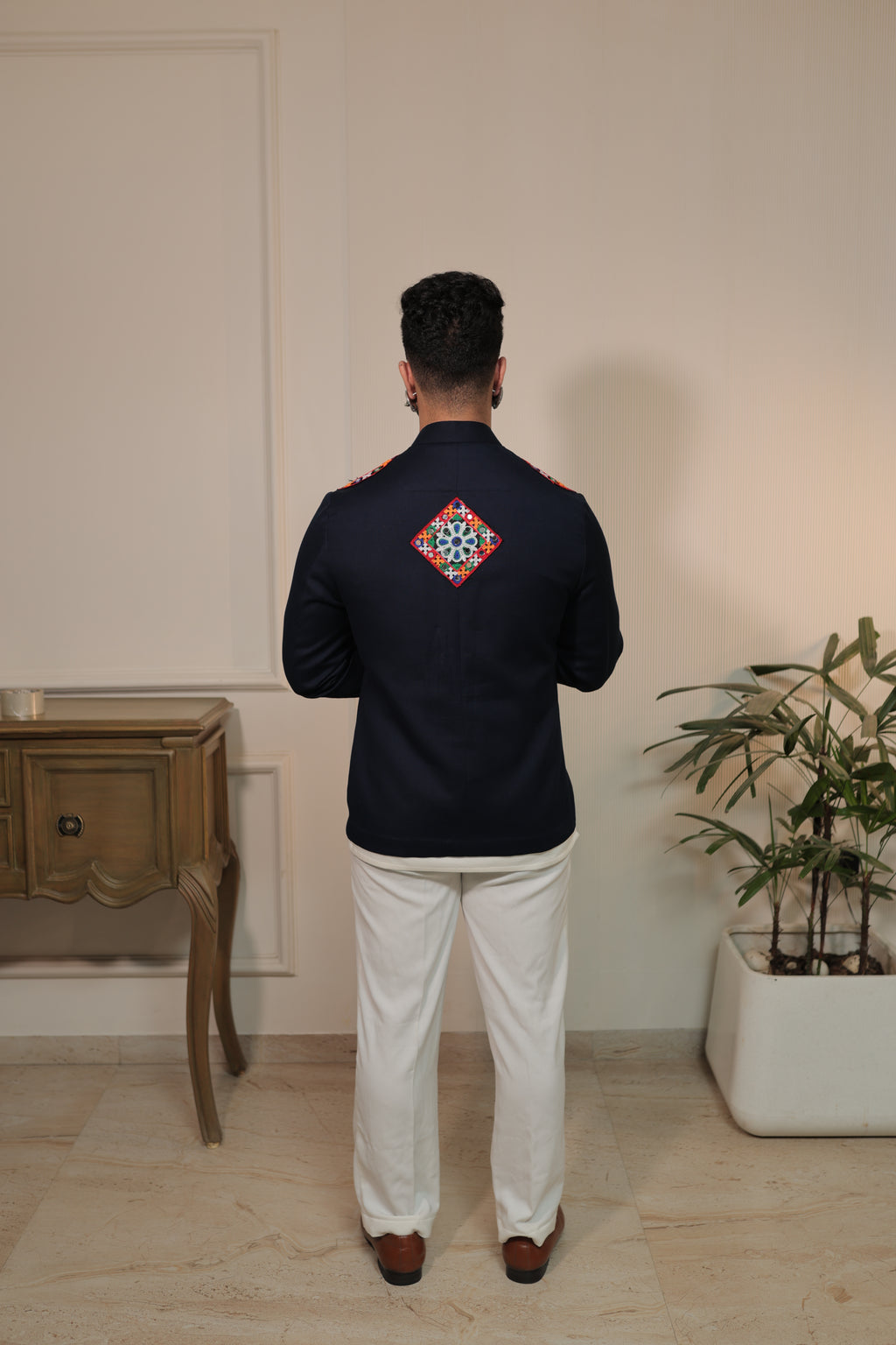 Arvind Garba Jharokha Jacket Set