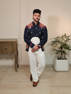 Arvind Garba Jharokha Jacket Set