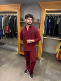 Maroon Tentacles Co-ord