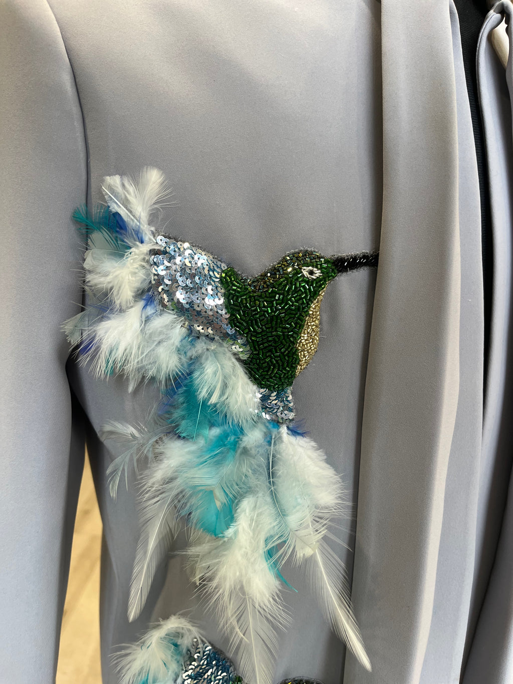 Blue Feather- Set