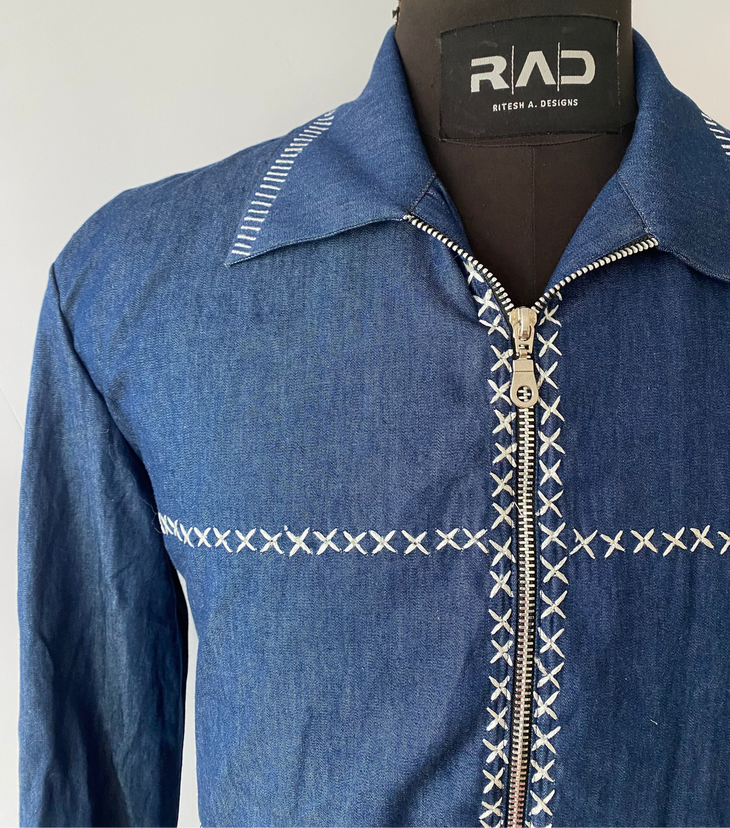 Indigo Signature Zipper - Shirt