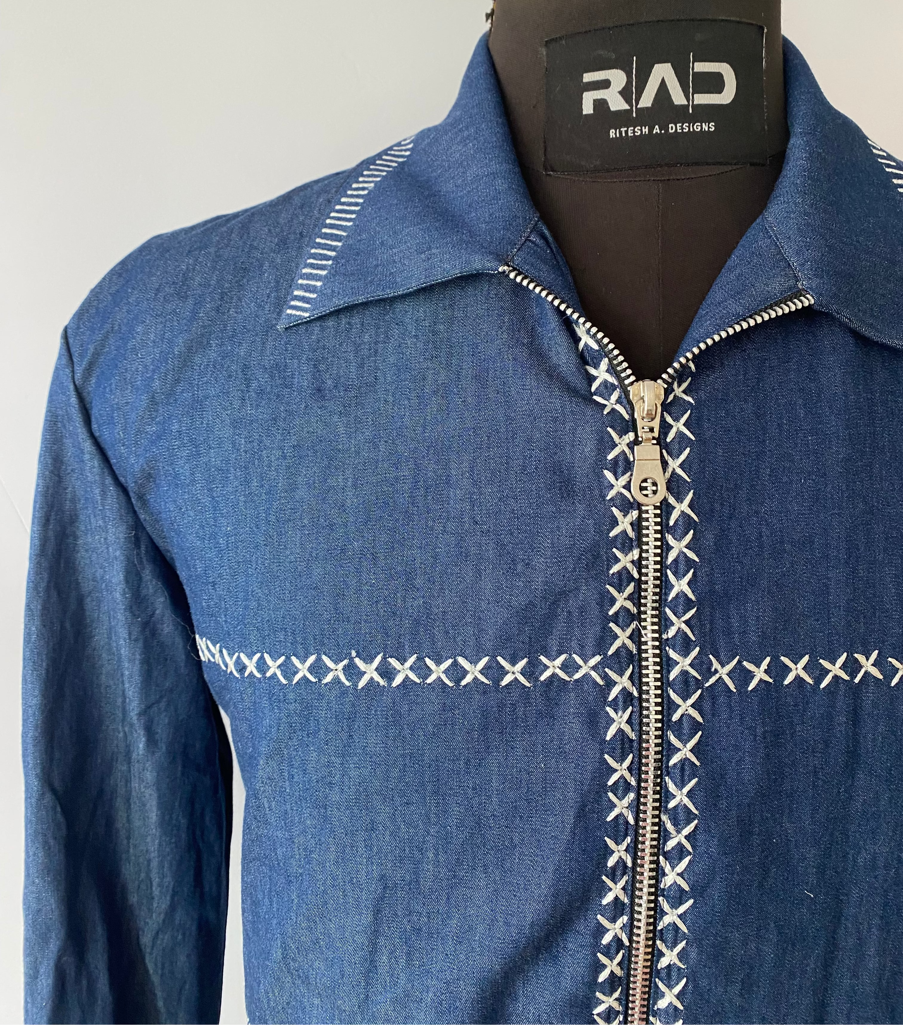 Indigo Signature Zipper - Shirt