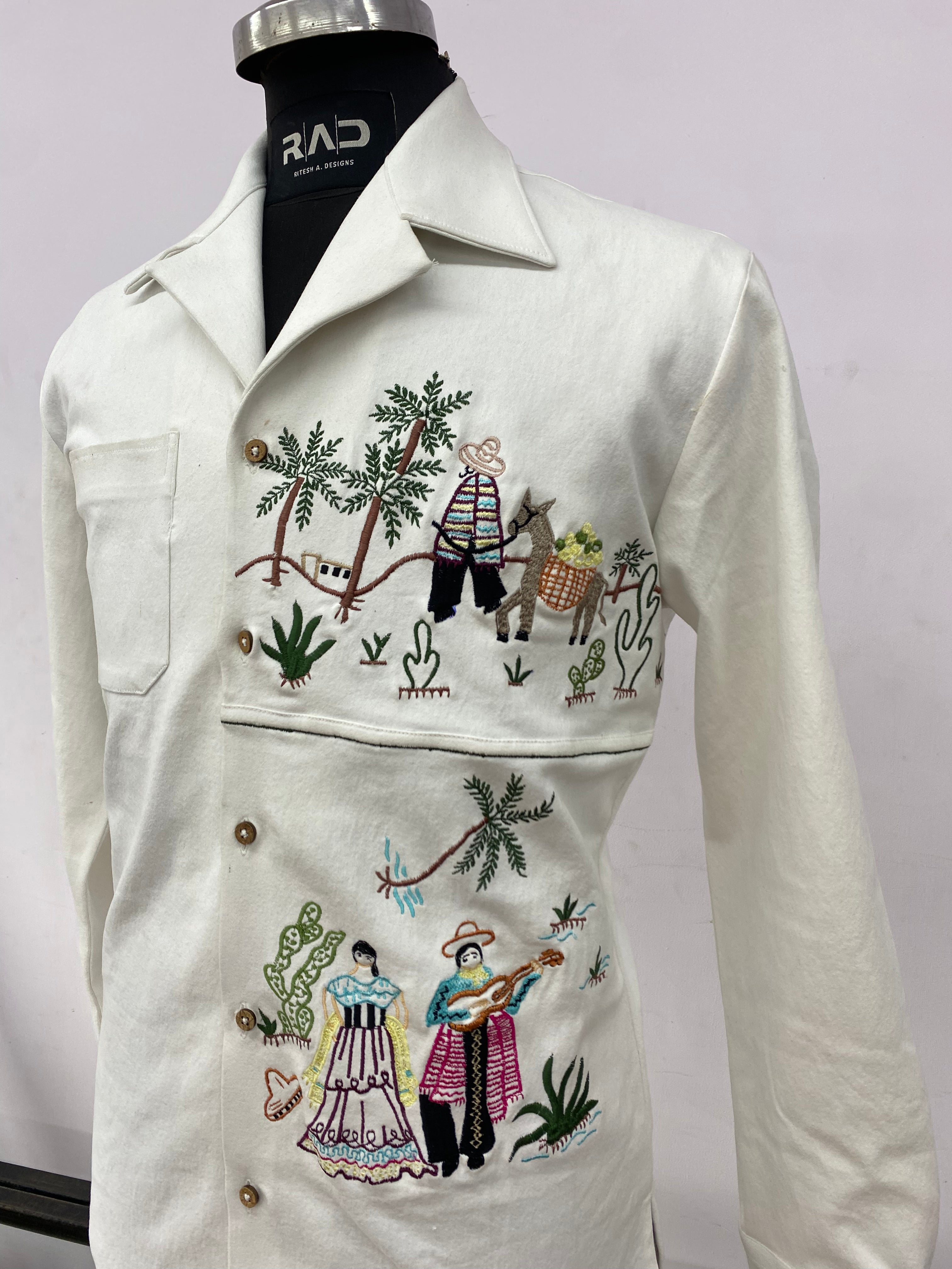 Botanical Story Handwork Shirt
