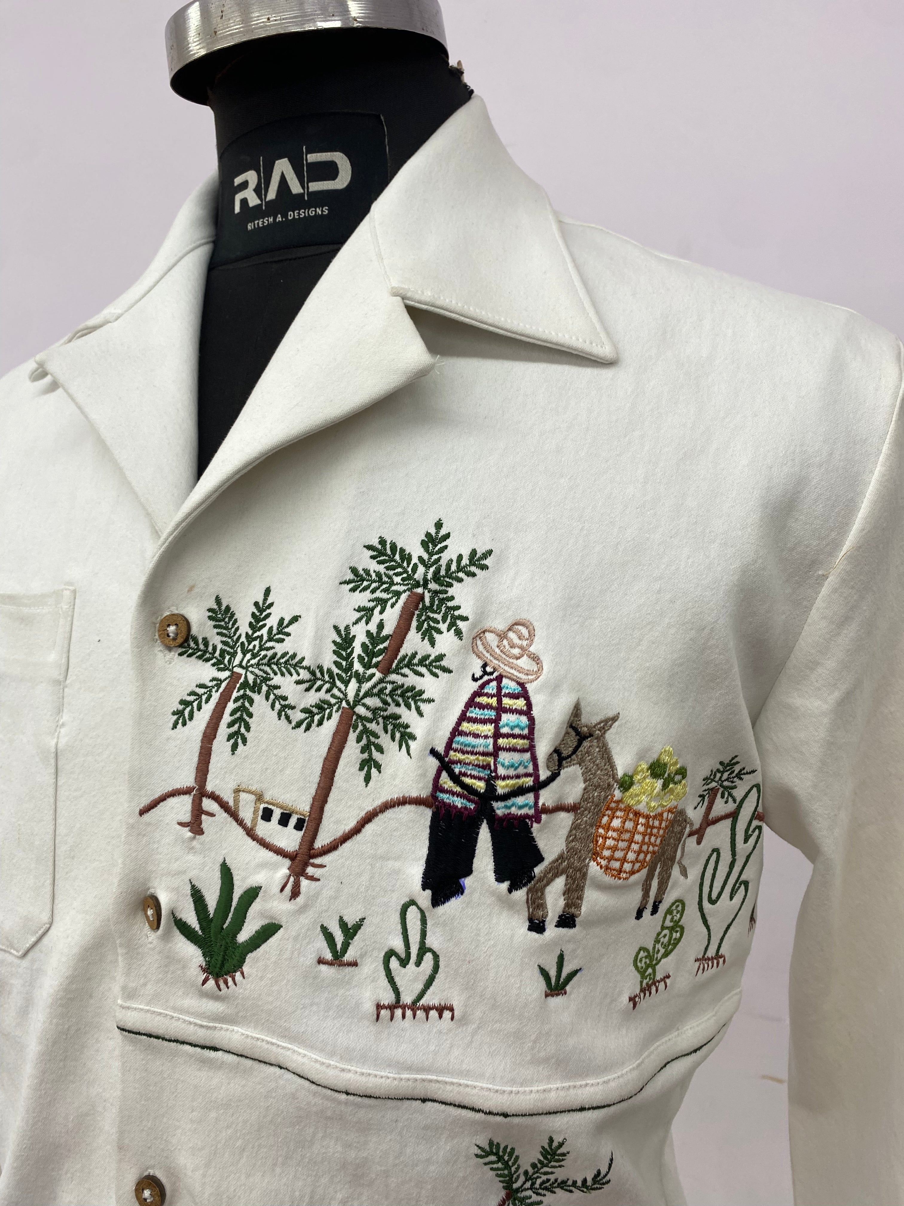 Botanical Story Handwork Shirt