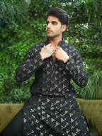Black Mirror Work Kurta