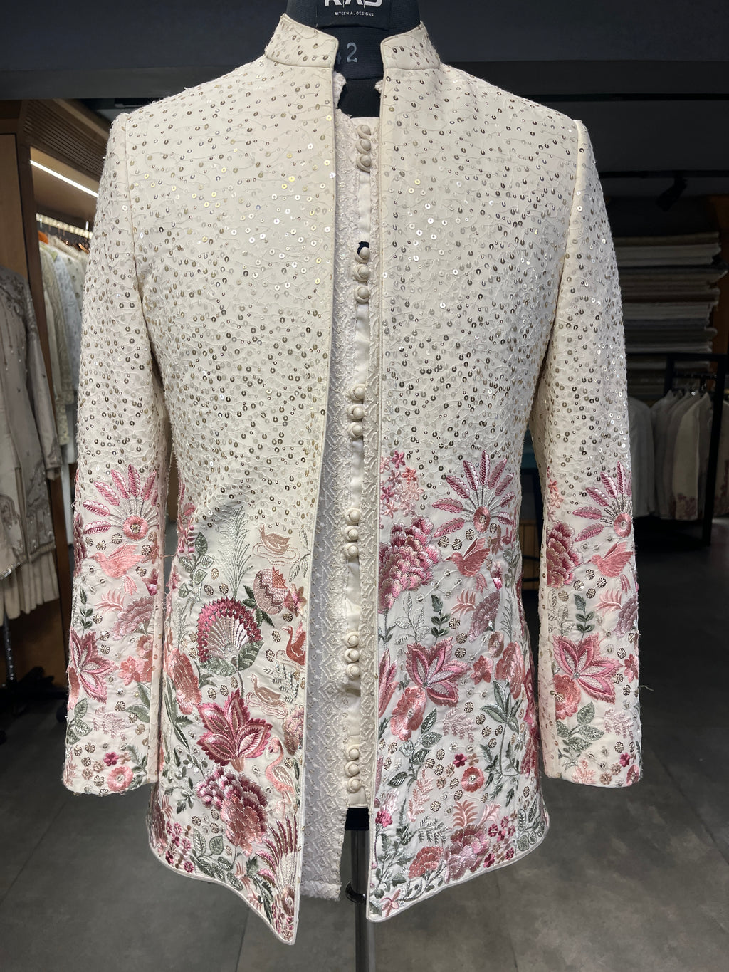 Regal Floral Shrug Set