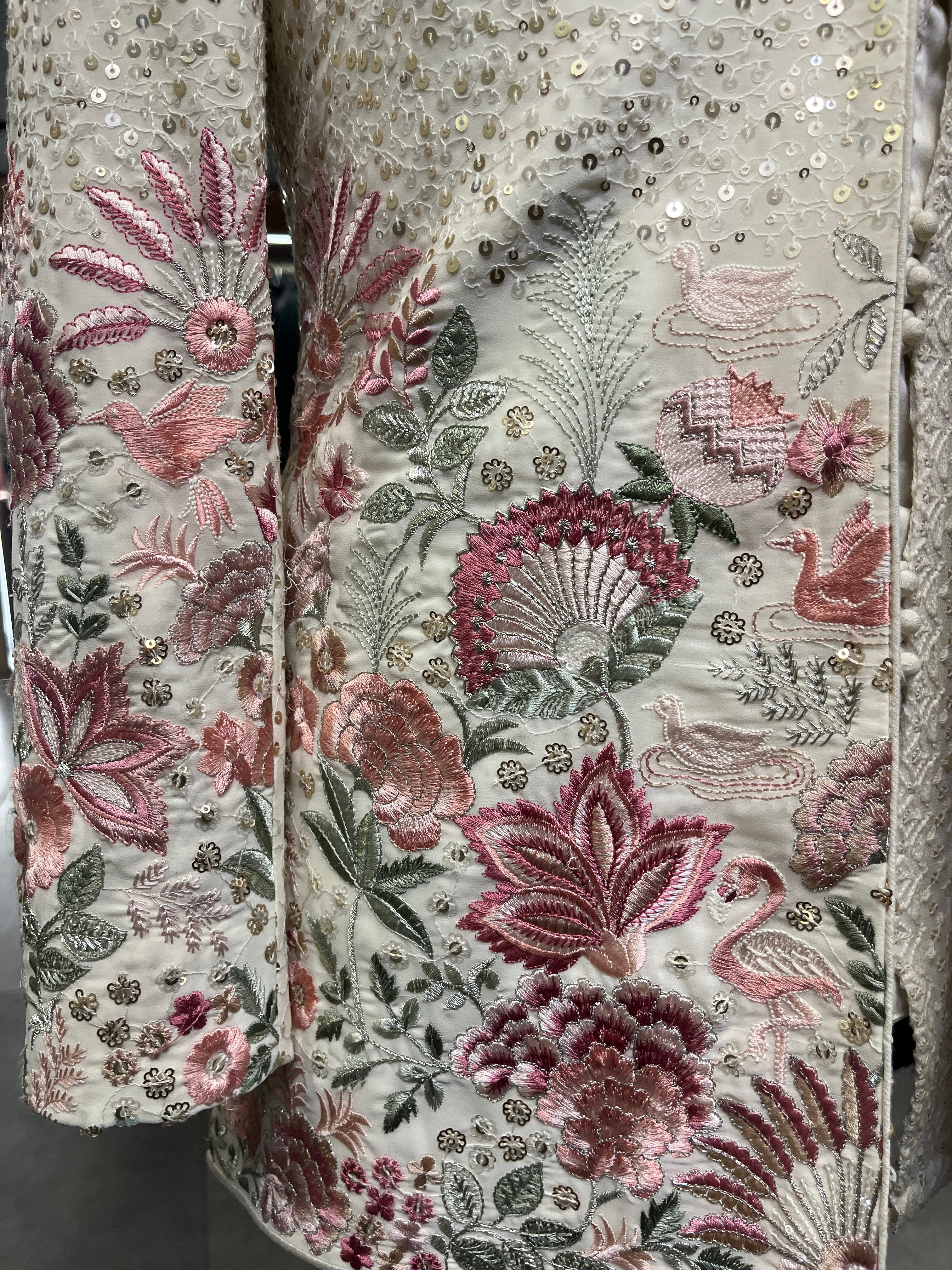 Regal Floral Shrug Set