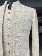 Maharaja Embroidered Shrug set