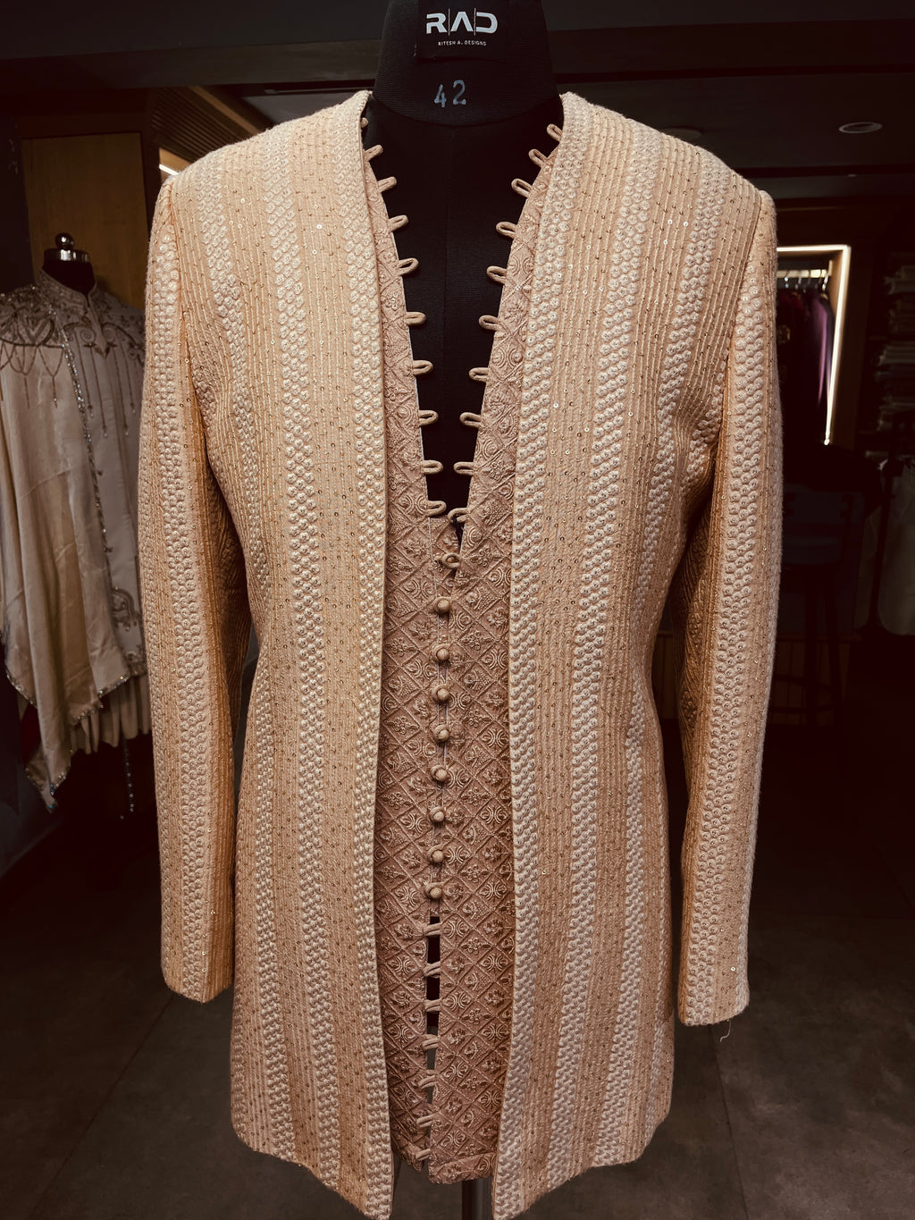 Aurum Beige Shrug Set