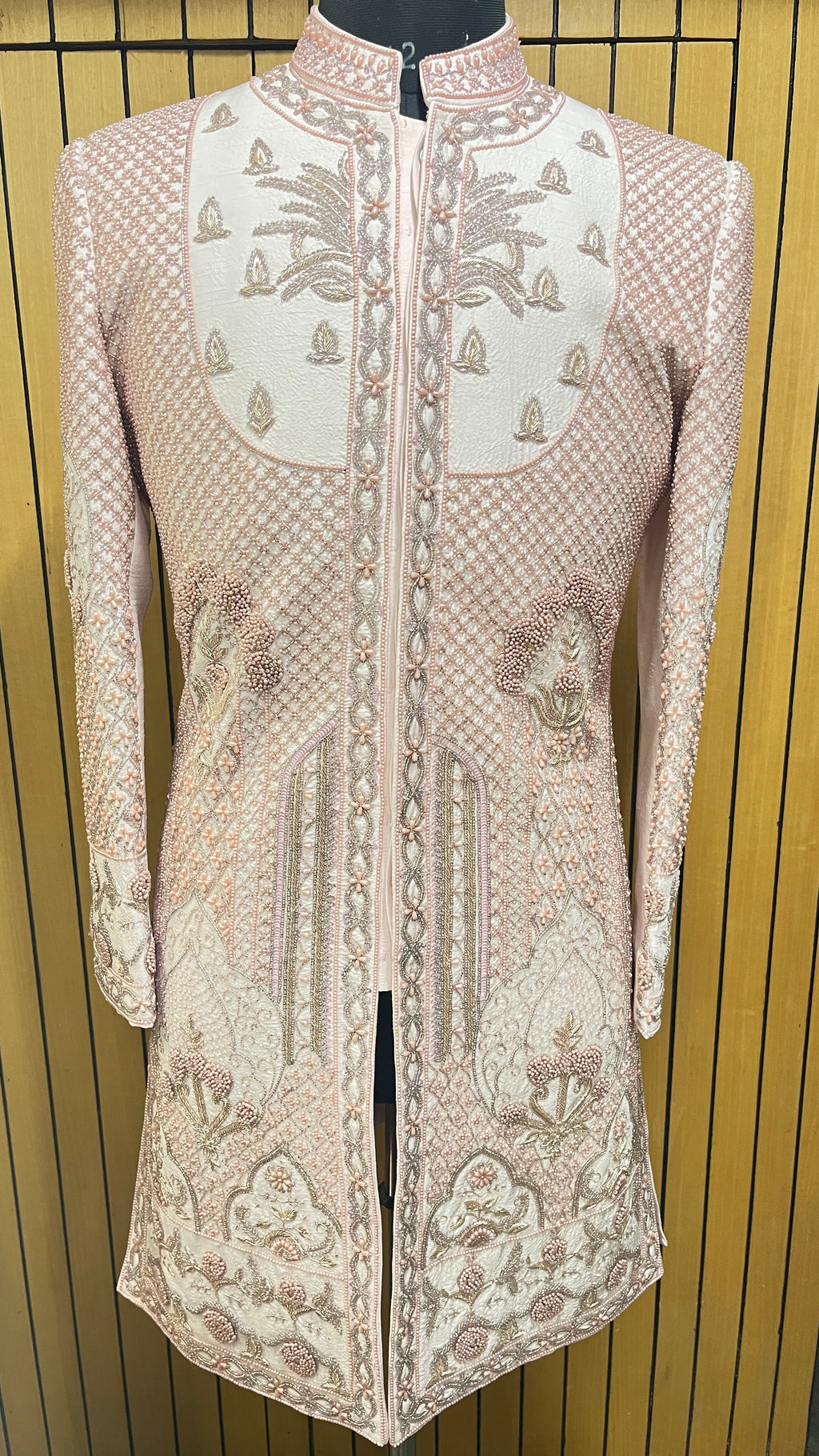 Arivansh Blush Ivory Heritage Sherwani