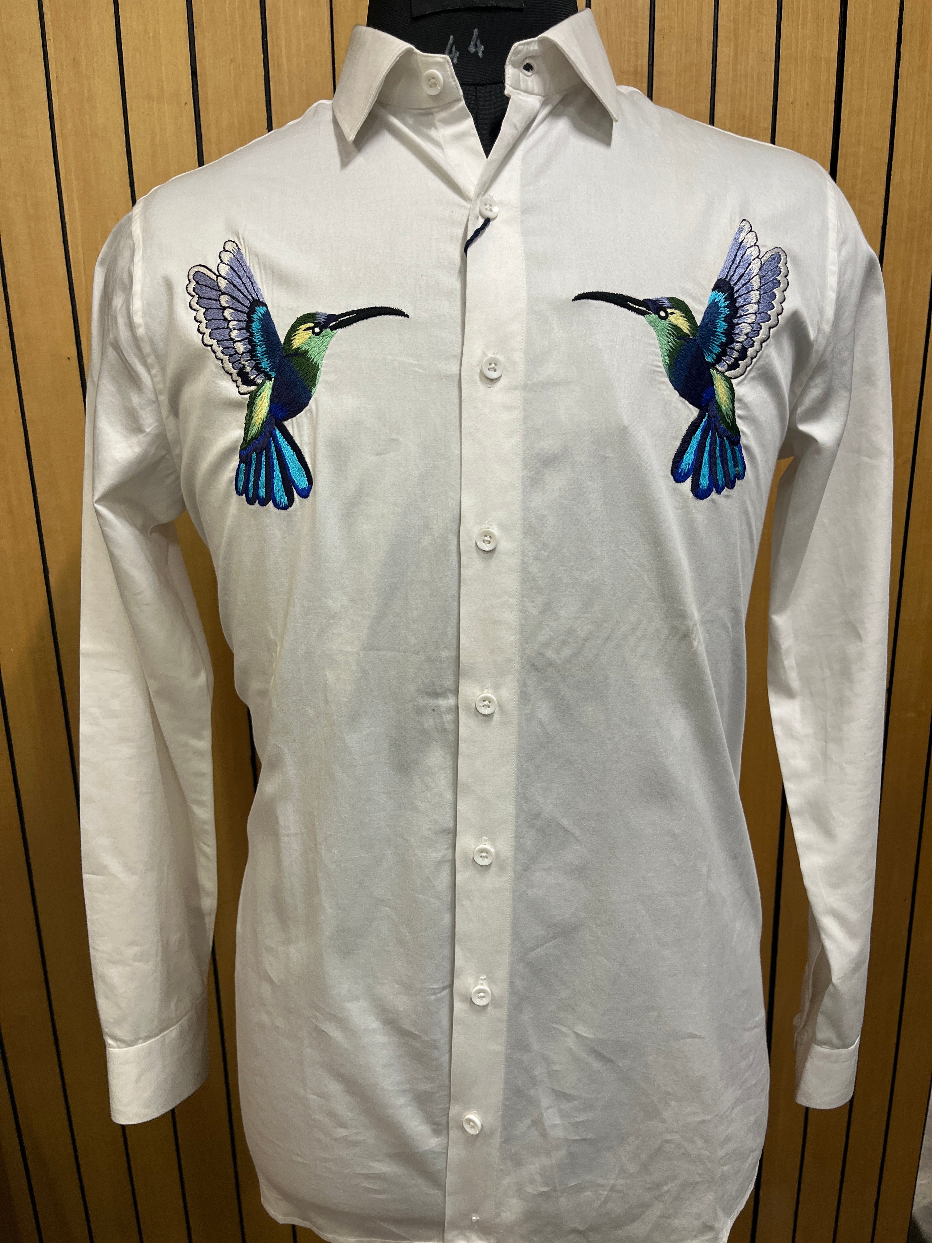 Bird Embroidery Shirt
