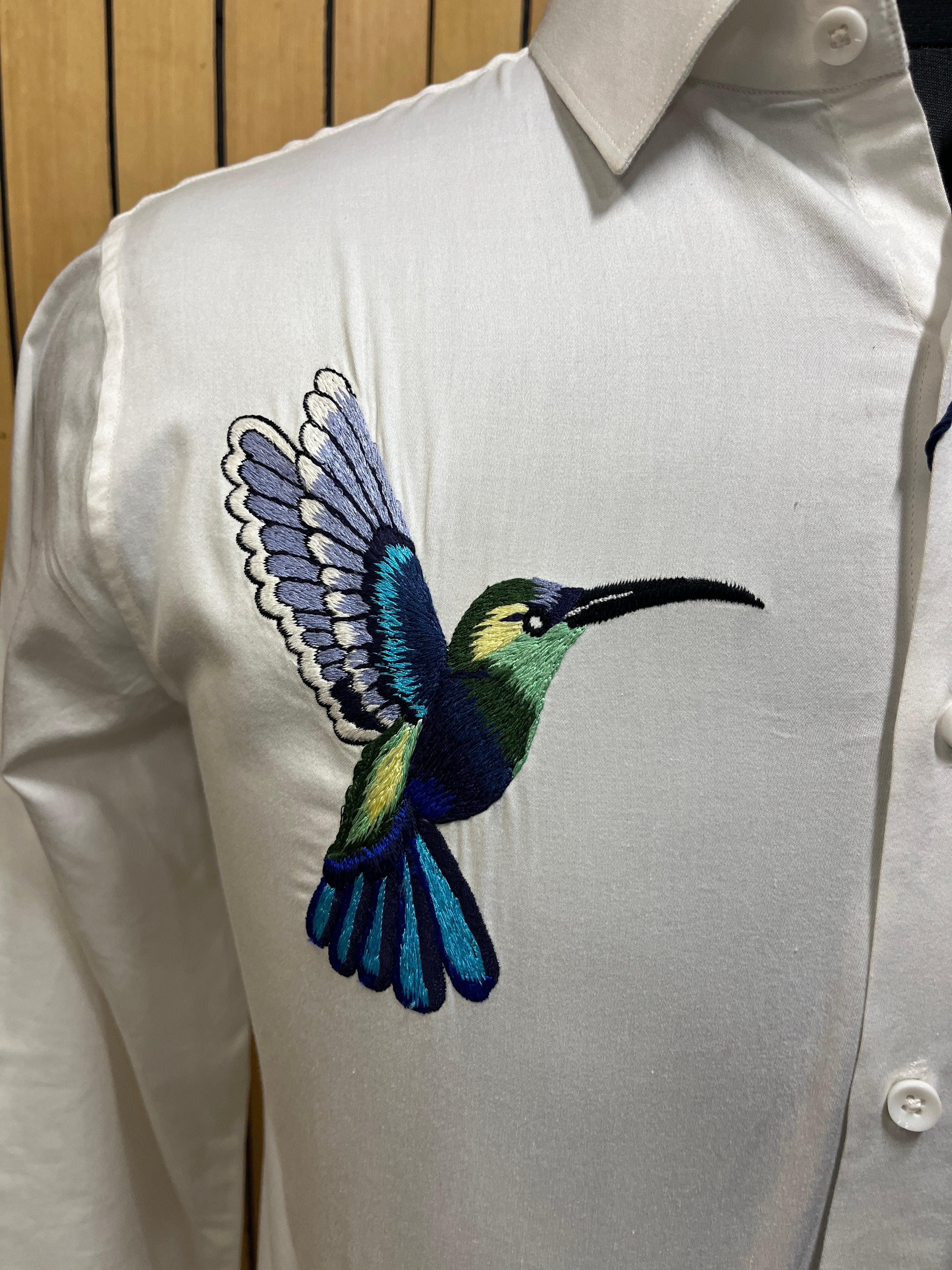 Bird Embroidery Shirt