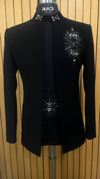 Noir Monarch Shrug Set
