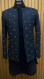 Royal Peacock Shrug Set