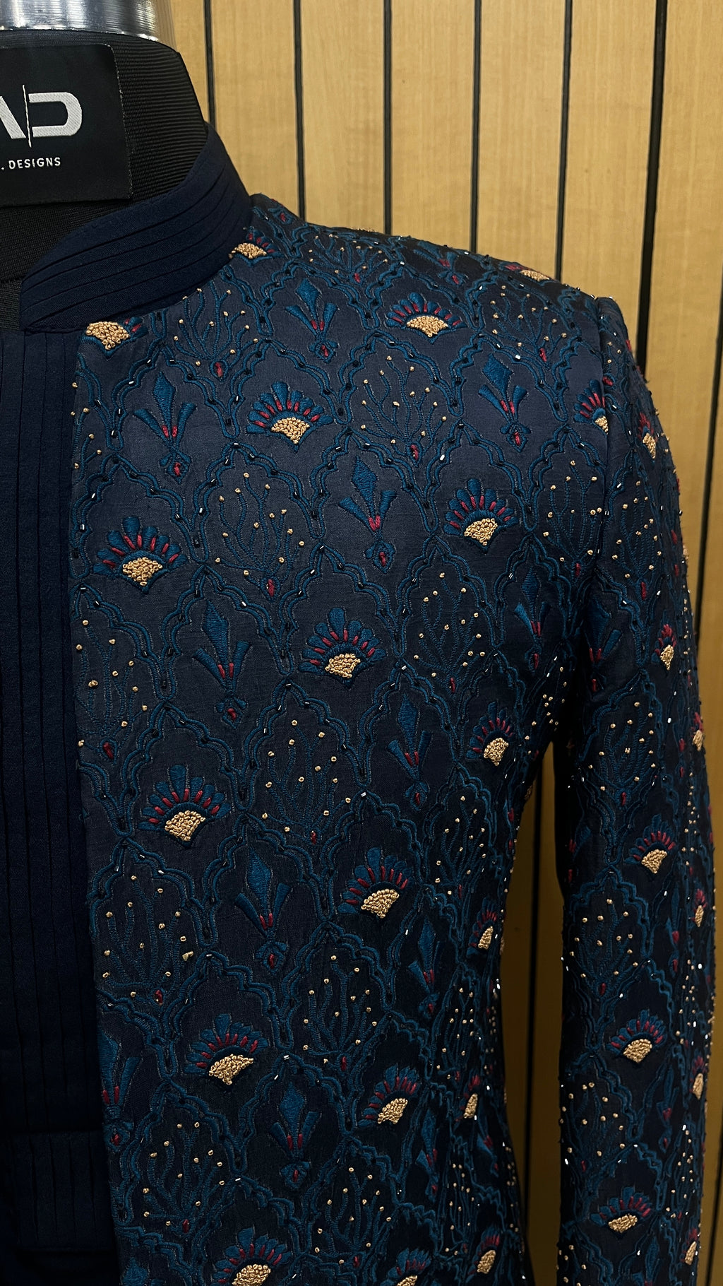 Royal Peacock Shrug Set