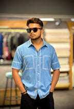 Drift Blue  Shirt
