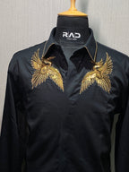 Black Golden Phoenix Shirt